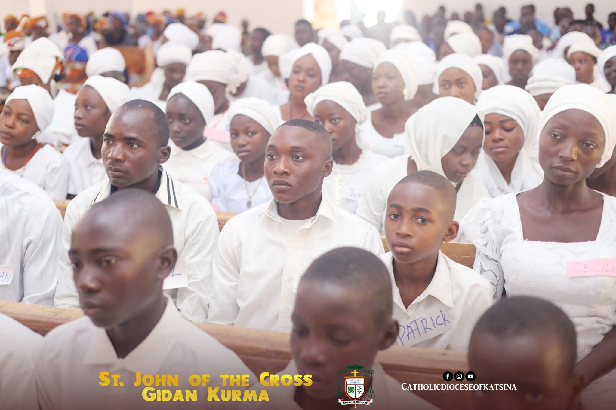 Bishop Gerald Mamman Musa Pays Historic Pastoral Visit to St. John of the Cross, Gidan Kurma Parish