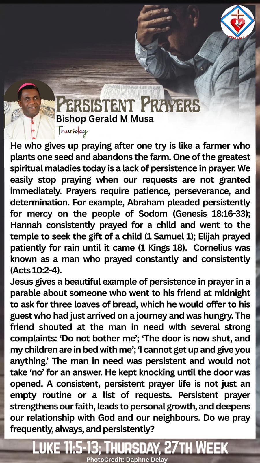 PERSISTENT PRAYERS
