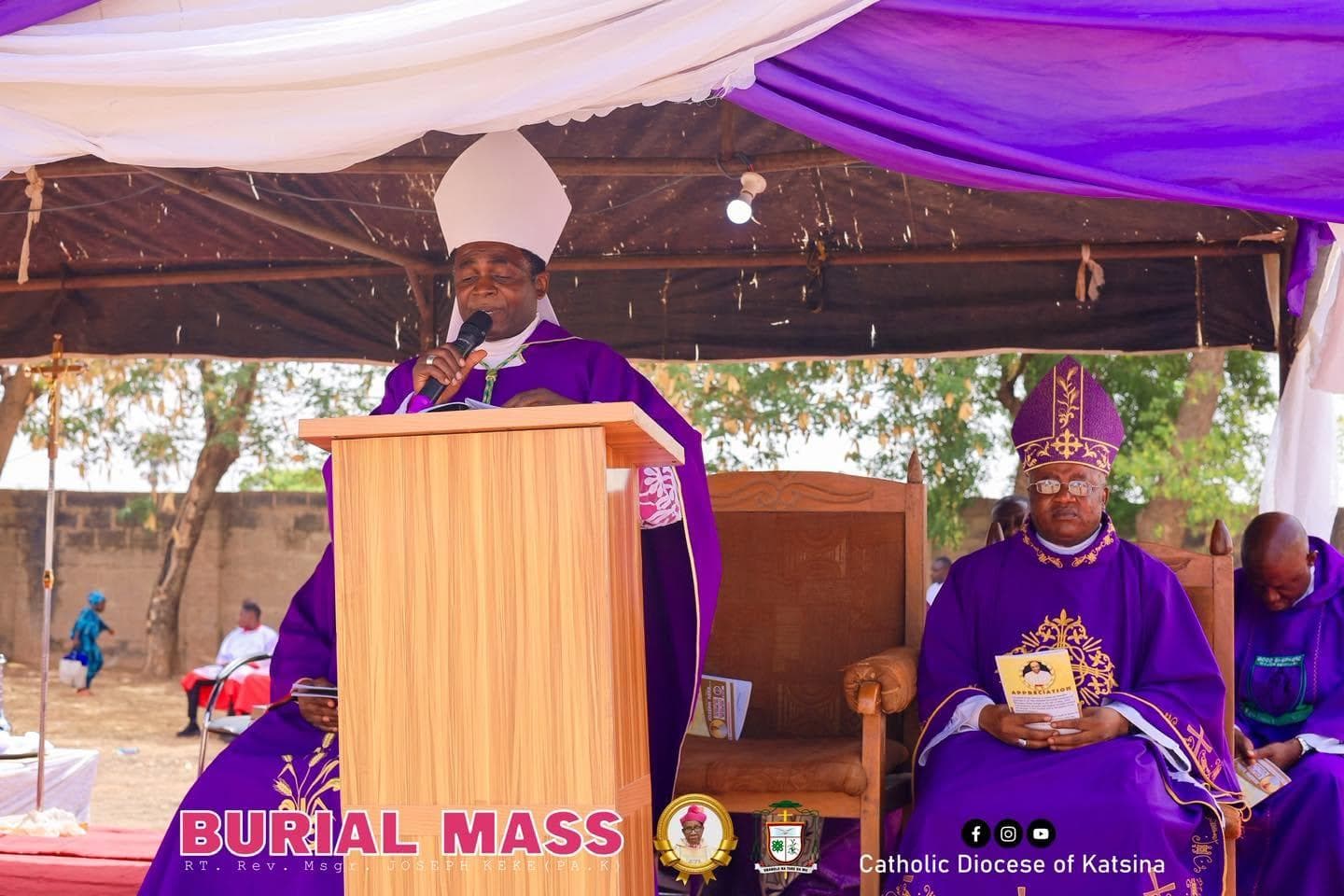 Funeral Mass Held for Late Rt. Msgr. Joseph Keke at St. Vincent Ferrer, Malumfashi