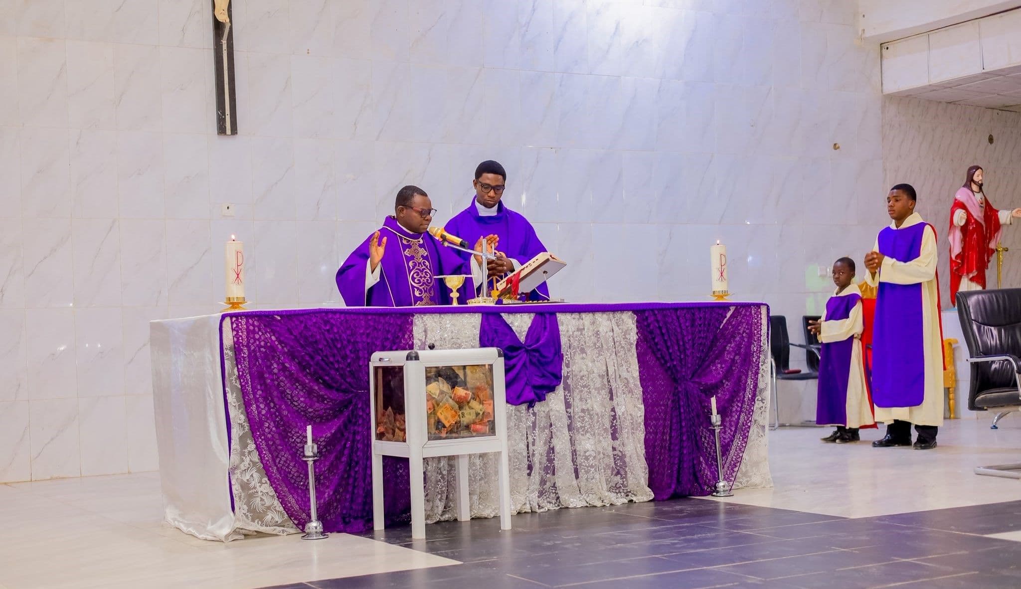 THIRD SUNDAY OF LENT (YEAR A) AT SAINT MARTIN'S DE PORRES CATHOLIC CATHEDRAL, KATSINA