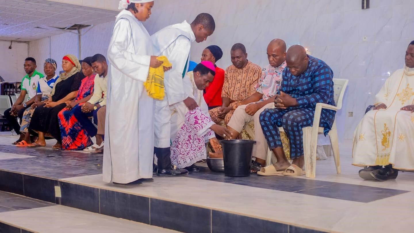 MASS OF THE LAST SUPPER (YEAR A) AT SAINT MARTIN'S DE PORRES CATHOLIC CATHEDRAL, KATSINA DIOCESE.