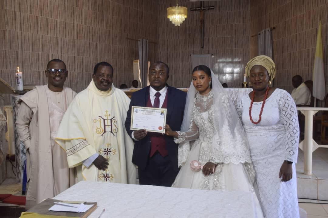 Sacrament of Holy Matrimony Celebrated at St. Vincent Ferrer Catholic Church, Malumfashi Malumfashi, Katsina State