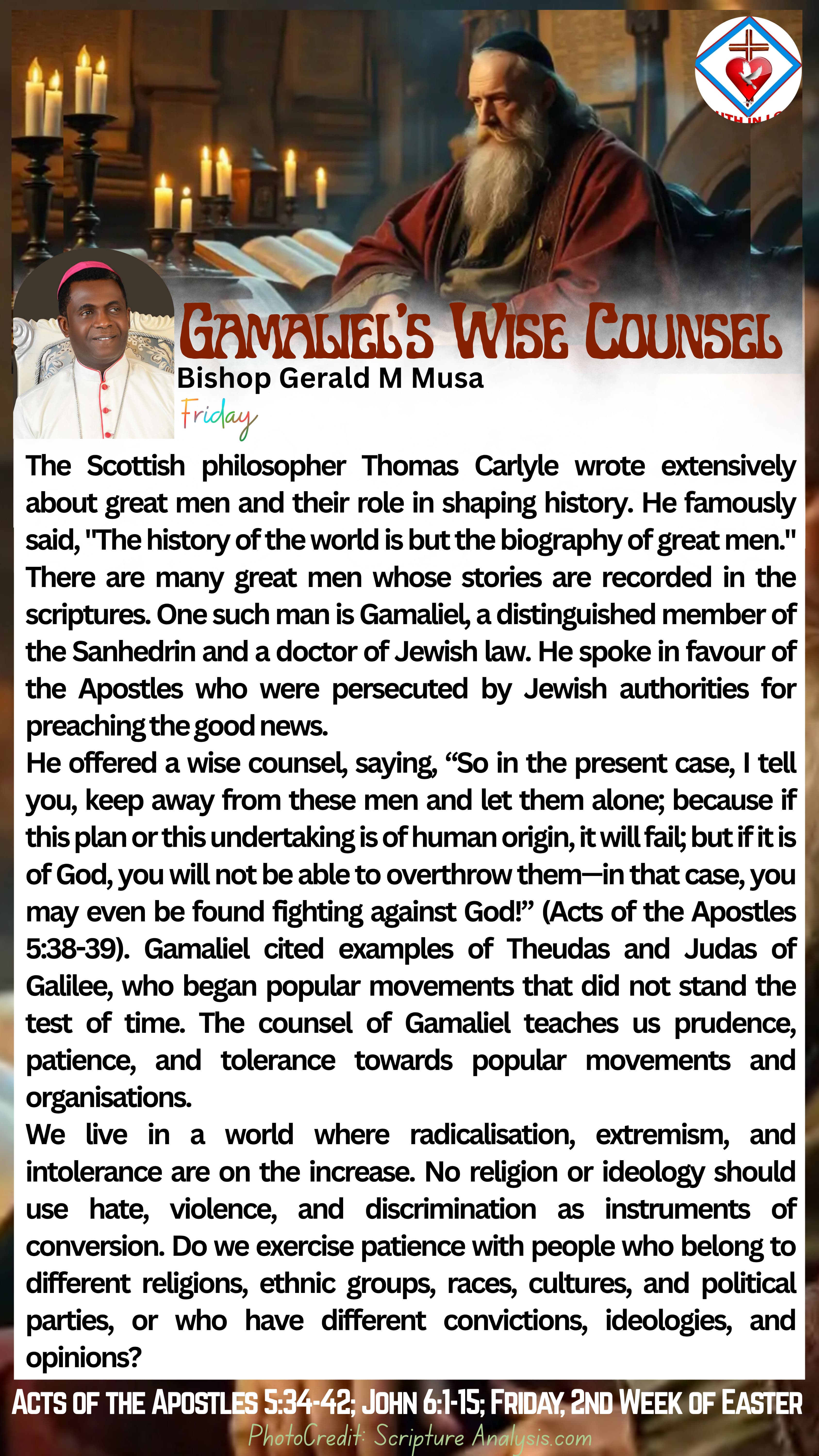Gamaliel's Wise Counsel