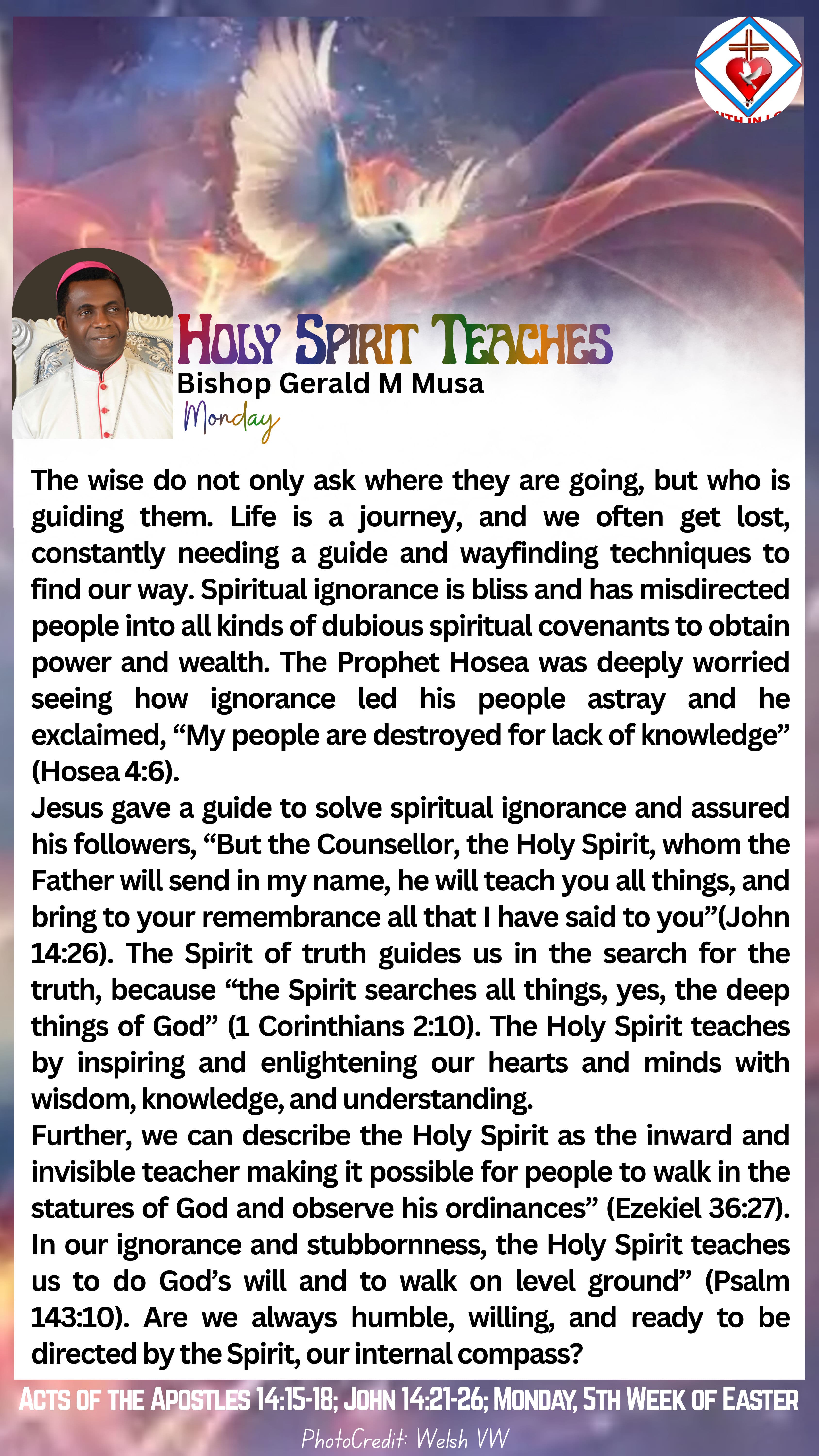 Holy Spirit teaches